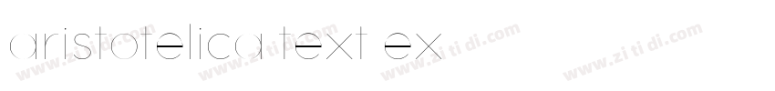 aristotelica text ex字体转换